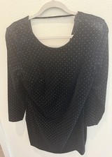 Express Black And Gold Cocktail Dress