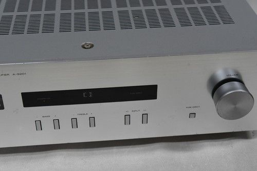Yamaha A-S201 Stereo Integrated Amplifier & Remote - 100 watts with Phono Input - Foto 3 di 21