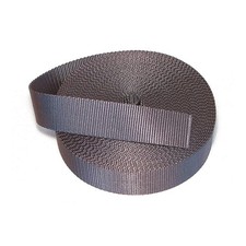 BULK-STRAP 02M17337 Webbing,Nylon,2" W,Black 14A775