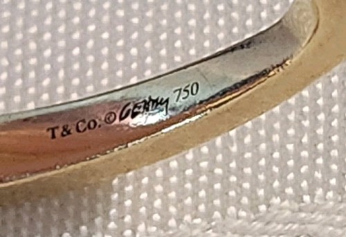 Alianza de boda Tiffany & Co. Frank Gehry Torque anillo oro 18K - Imagen 8 de 10