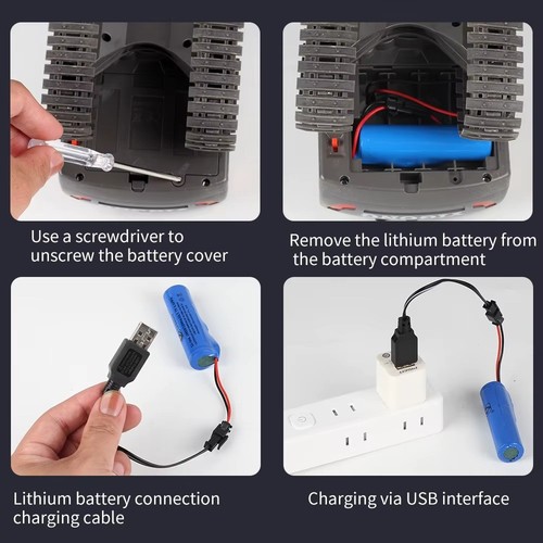 Teeggi Bagger Auto Spielzeug 2,4G Fernbedienung Muldenkipper Auto Bulldozer - Bild 5 von 6