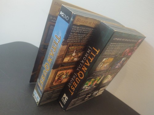 Titan Quest 2006 & Immortal Throne 2007 PC Games Complete w/ Manuals Slipcovers - Picture 3 of 10