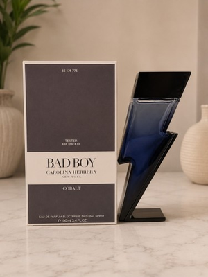 #ad CAROLINA HERRERA BAD BOY COBALT EAU DE PARFUM ELECTRIQUE NATURAL SPRAY 3.4FL OZ $79.00