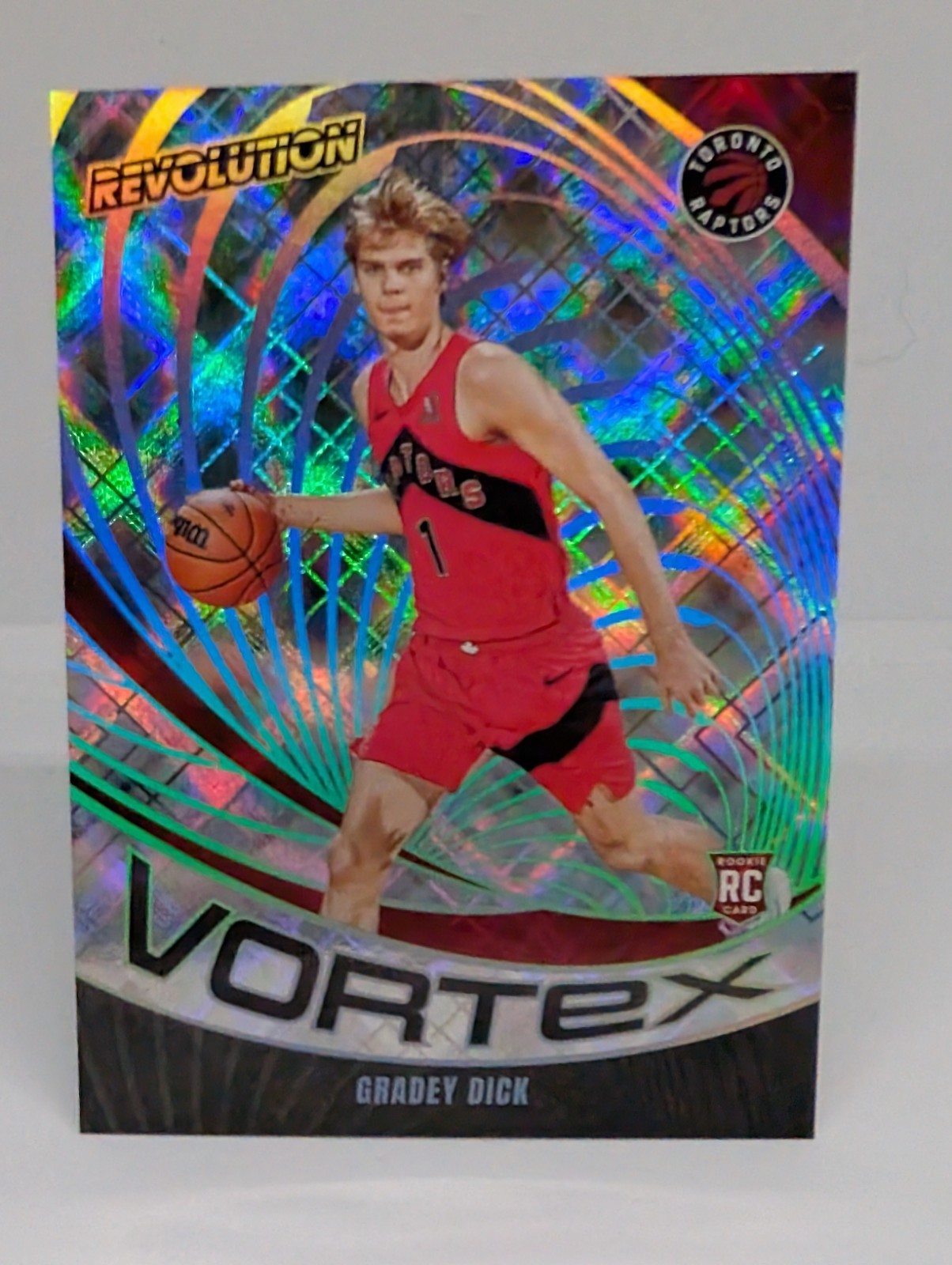 2023-24 Panini Revolution Basketball Gradey Dick Rookie Vortex Cosmic 34/99 #5
