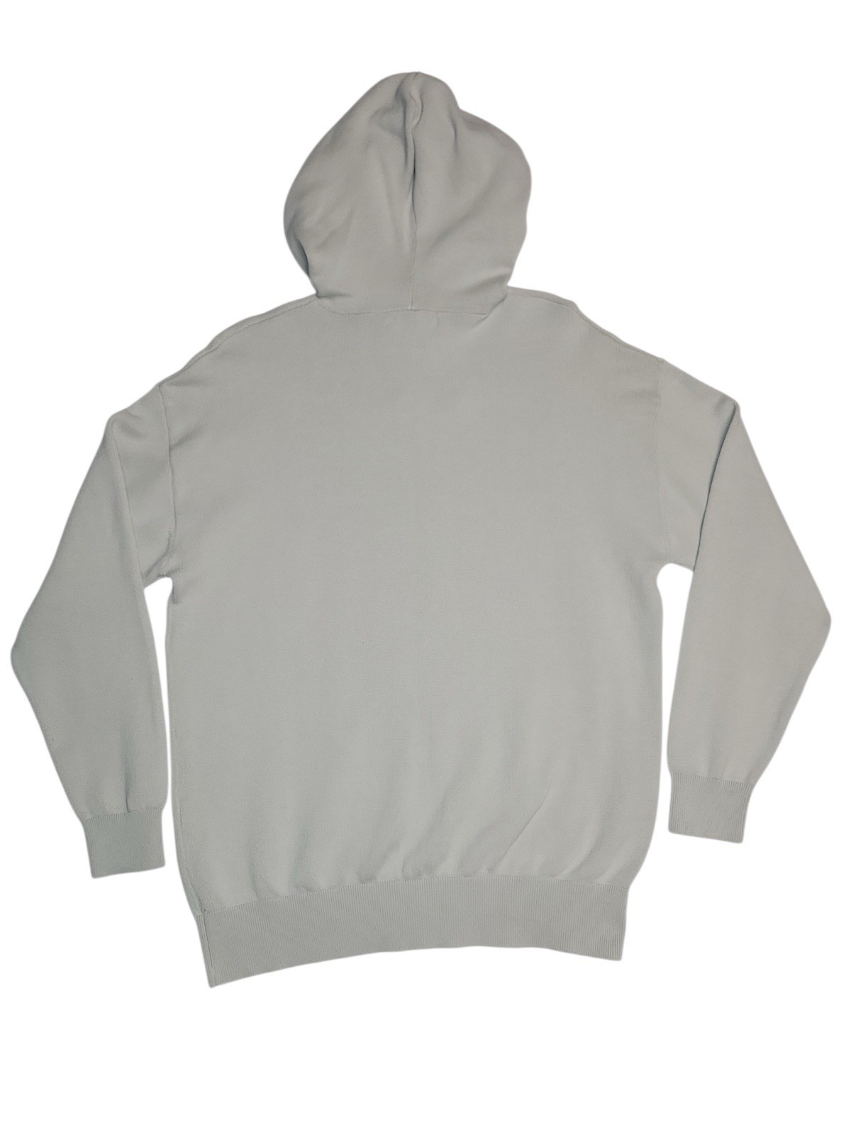 Zara Light Heather Grey Hoodie Sweater Size Small 100% Cotton Light Weight thumbnail 2