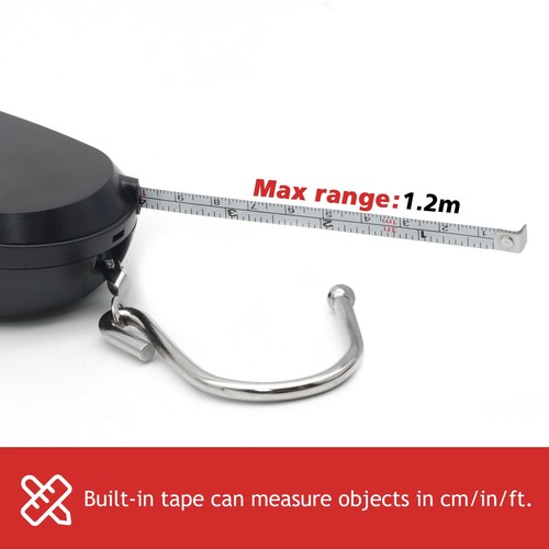 2 Stück Tragbare Gepäckwaage mit Haken Angeln Hängewaage Mechanisch... - Bild 5 von 7