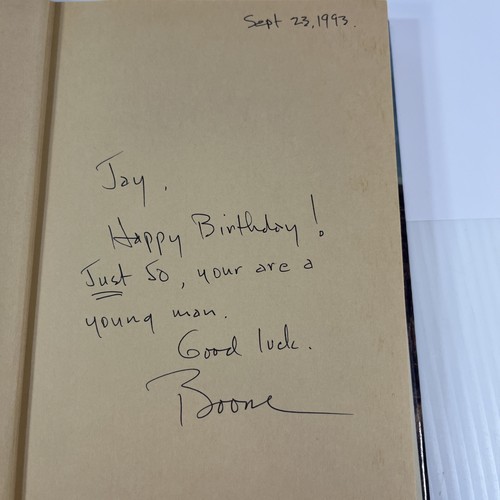 Boone by T. Boone Pickens Jr. 1987 Mesa Petroleum Oil 1st Edition Hardcover - Imagen 3 de 11