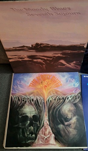 (8) VTG MOODY BLUES Vinyl LP Record NM Lot Seventh Sojourn Days Of Future Passed - Picture 5 of 21