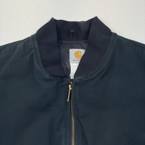 Carhartt Vest Black V01 BLK Arctic Quilt Lined Duck Canvas Full Zip Men’s Sz XXL - Picture 6 of 10