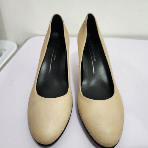 Ecco elegante Damen-Pumps Shape 75 Blockabsatz beige neu Größe 41 US 9,5 - Bild 19 von 24