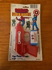 VINTAGE MARVEL SUPER HEROES CAP PISTOL SECRET WARS RARE MARVEL AVENGERS MOC 1984