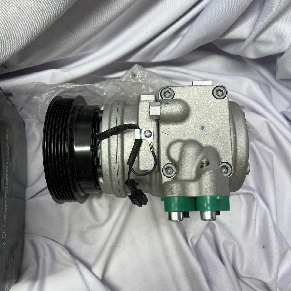 Compresor de aire acondicionado con embrague para Kia Sportage Hyundai Tucson 2005-2009 V6 2,7 L Foto 4 de 4