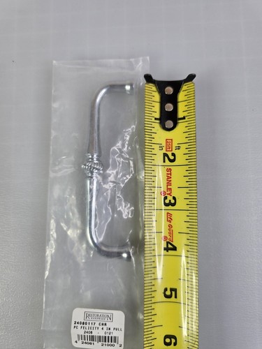 Restoration Hardware Felicity Drawer Pull Handle 4" Silver Chrome NEW RETIRED !! - Picture 6 of 6