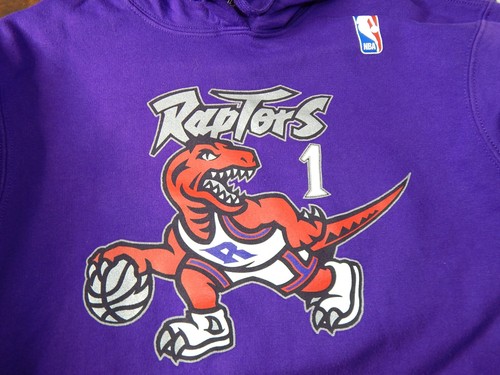 TORONTO RAPTORS Tracy McGrady Mitchell & Ness hoodie hooded sweatshirt men's M - Picture 10 of 12
