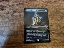 Mtg Sword of Fire and Ice Borderless Foil