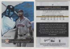 2020 Topps Gold Label Class 1 Blue /150 Yordan Alvarez #45 Rookie RC