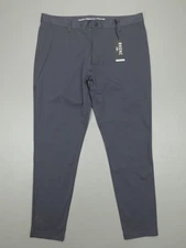 Rhone Commuter Pant Skinny Iron Gray Flex-Knit Ultra Slim Fit Men's Size 36x30
