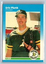 1987 Fleer #403 Eric Plunk