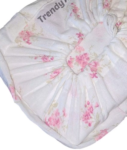 Shabby Chic Farmhouse, Rachel Ashwell Pink Floral, Flannel KING Sheet Set - Picture 4 of 6