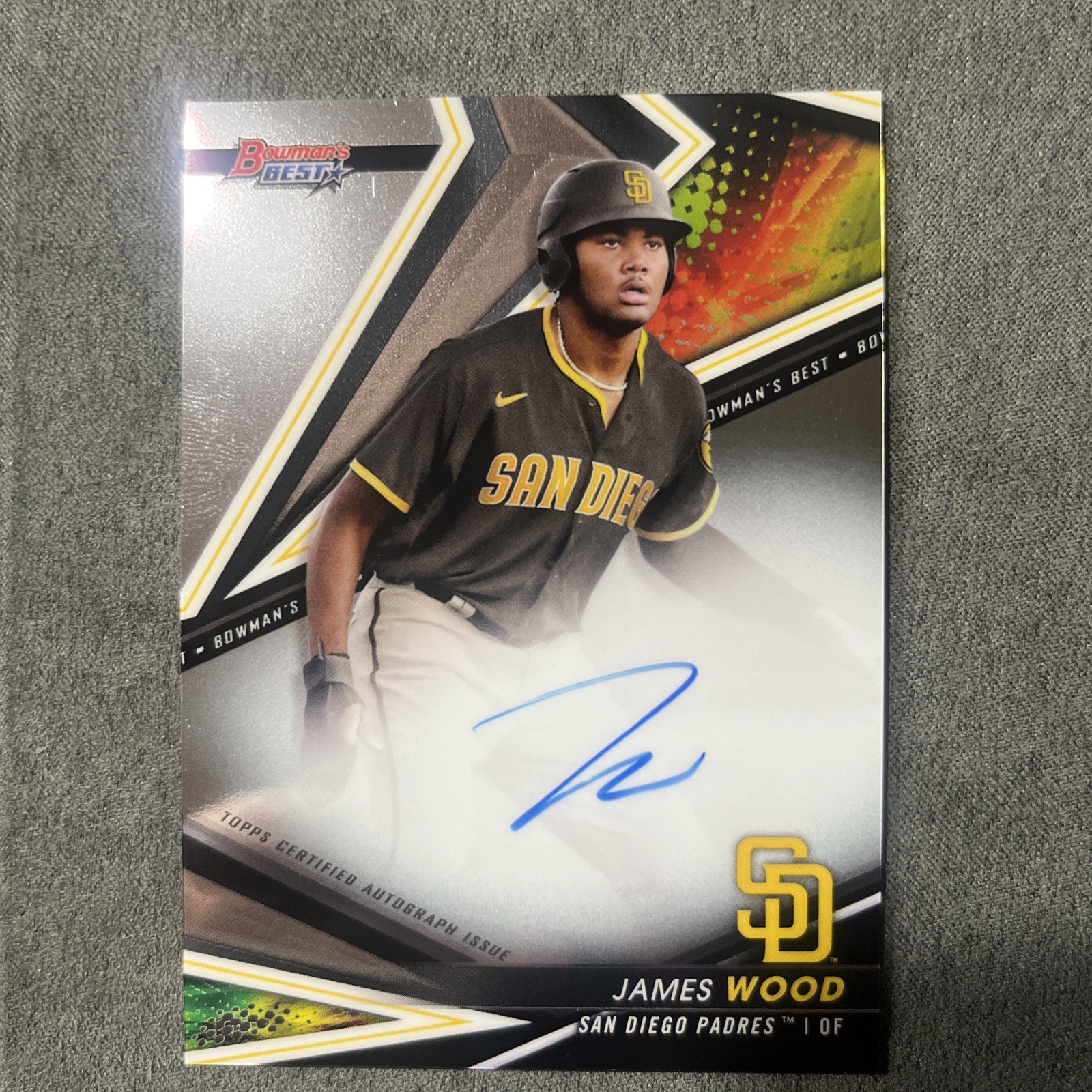 2022 Bowman's Best - Best of 2022 Autographs James Wood #B22-JW (AU, RC)