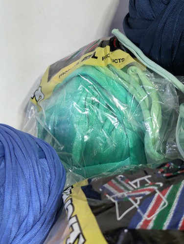 8 Knäuel Nylotex Garn Qualicraft Stricken Zopf Weben Makramee Pastellfarben Basteln - Bild 5 von 6