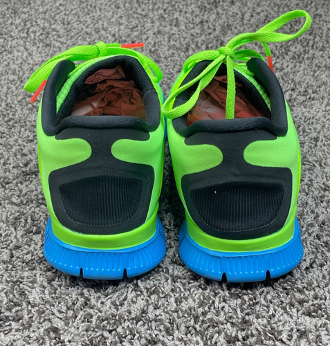 NIKE FREE 4.0 V3 VERDE LIMA NEGRO AZUL RUNNING PARA HOMBRE TALLA 10.5us NUEVO 579958 304 RARO - Imagen 7 de 10
