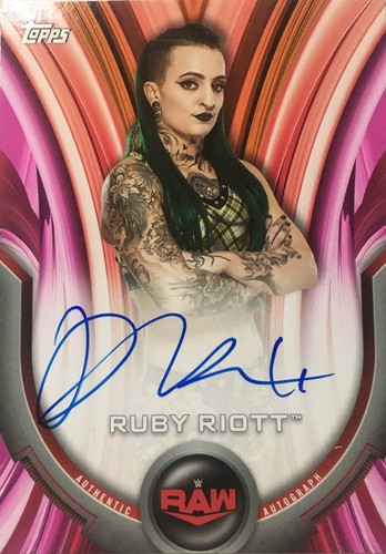 Ruby Riott Pink Auto /150 Topps WWE 2020 Women's Division
