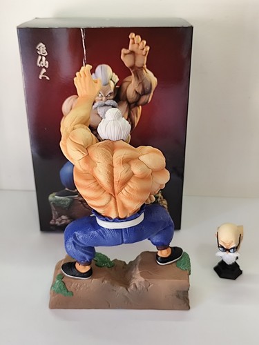 Dragon Ball Statuetta Master Roshi Maestro Muten con due Teste 25cm Idea Regalo - Imagen 22 de 23