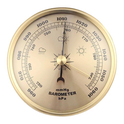 Barometer Gift Portable Barometric Pressure Gauge for Boating Office Fishing - Picture 4 of 6