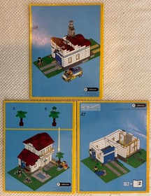 Lego Creator 31012 Family House Manuals - Complete Set of 3 Instruction Guides