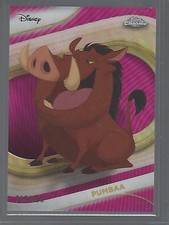 Topps Disney Chrome 2025 Pink Refractor - Pumbaa #99 - 210/250