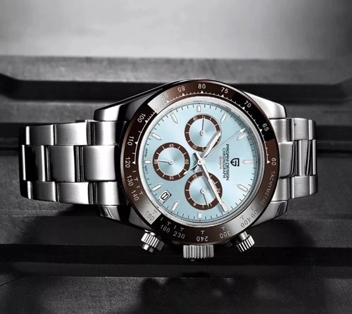 Pagani Design PD1644 Chrono SS Neu ohne Box in Plastik Versand aus USA nie getragen