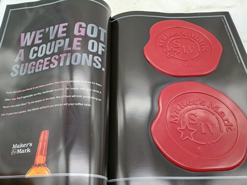 Esquire Magazine December 2003 With Makers Mark Coasters - Picture 7 of 11