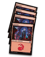 4x PLAYSET Mountain (0288) Aetherdrift Regular Near Mint x4