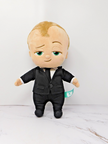 Boss Baby Stuffed Plush Figure by Dreamworks 13" Suit & Tie TALKS & WORKS