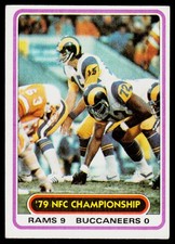 1979 NFC Championship, 1980 Topps, #493, LA Rams 9, Buccaneers 0,