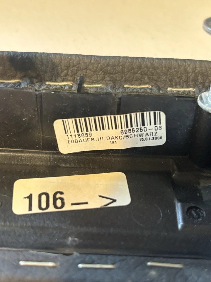 08 09 10 BMW 525i 528i 530i E60 ЦЕНТРАЛЬНАЯ КОНСОЛЬ ПОДЛОКОТНИК ЗАДНЯЯ ОТДЕЛКА OEM - Изображение 3 из 3