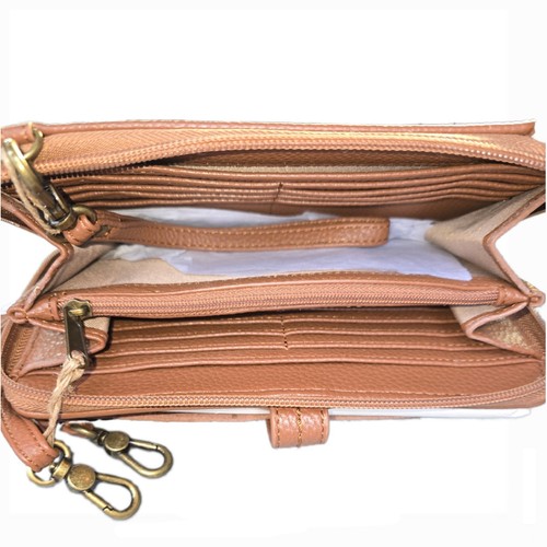 🆕Bolso Bandolera para Smartphone The Sak Iris para Mujer en Gamuza Tabaco - NUEVO - Imagen 4 de 9