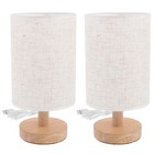 2 Pcs Schreibtischlampe Vintage Für Schlafzimmer Nachttisch-
