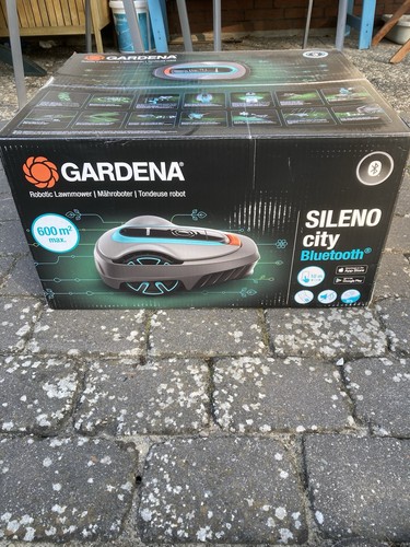Gardena Sileno City 600 Mähroboter mit Garage 15010-20 Neu OVP - Bild 1 von 5
