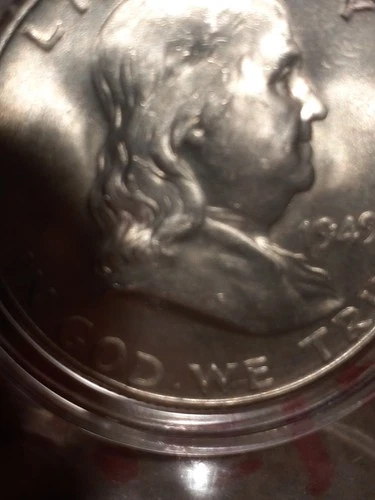 1949-D Franklin Silver Half Dollar Uncirculated Coin