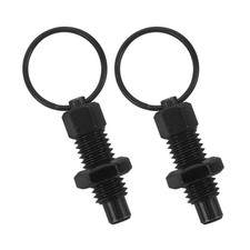  2pcs Spring Ball Indexing Plunger - Retractable Pull Pin for Pin-Loaded Fitness