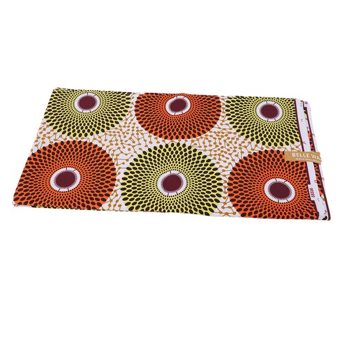 Ethnic Style Fabric Attractive Look Delicate Pattern 6 Yards Polyester Material - Picture 10 of 12