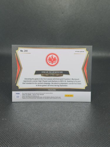 Panini Fifa Select 2024-25 Omar Marmoush Silver Prizm - Picture 2 of 2