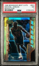 Michael Jordan 1996 Bowman’s Best Cuts Refractor #BC2 PSA 7 NM Near Mint Rare