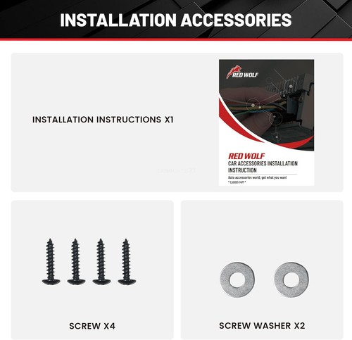 Front License Plate Bracket For 2019+ DODGE RAM 1500 DT or DS/TRX Rebel Bumper - Picture 7 of 21