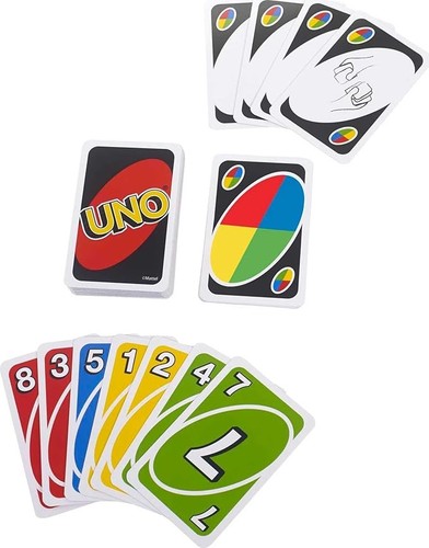 Mattel Games UNO Classic Card Game, 112 Cards, Fun for Kids 7+ and Families - Picture 2 of 4