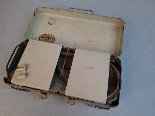 Stufa a gas vintage rara SIEVERT tipo 926 made in SVEZIA-Campeggio-Pesce-Caccia-RV - Foto 3 di 24
