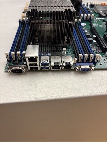SuperMicro X10DRi E-ATX Motherboard w/2*Xeon E5-2683v4 2.1GHz CPU, Heatsink, I/O - Picture 4 of 5