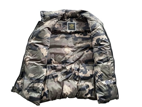 Old Navy Vest Mens Size 2XL Woodland Camouflage Puffer Vest Zip Jacket - Picture 3 of 9